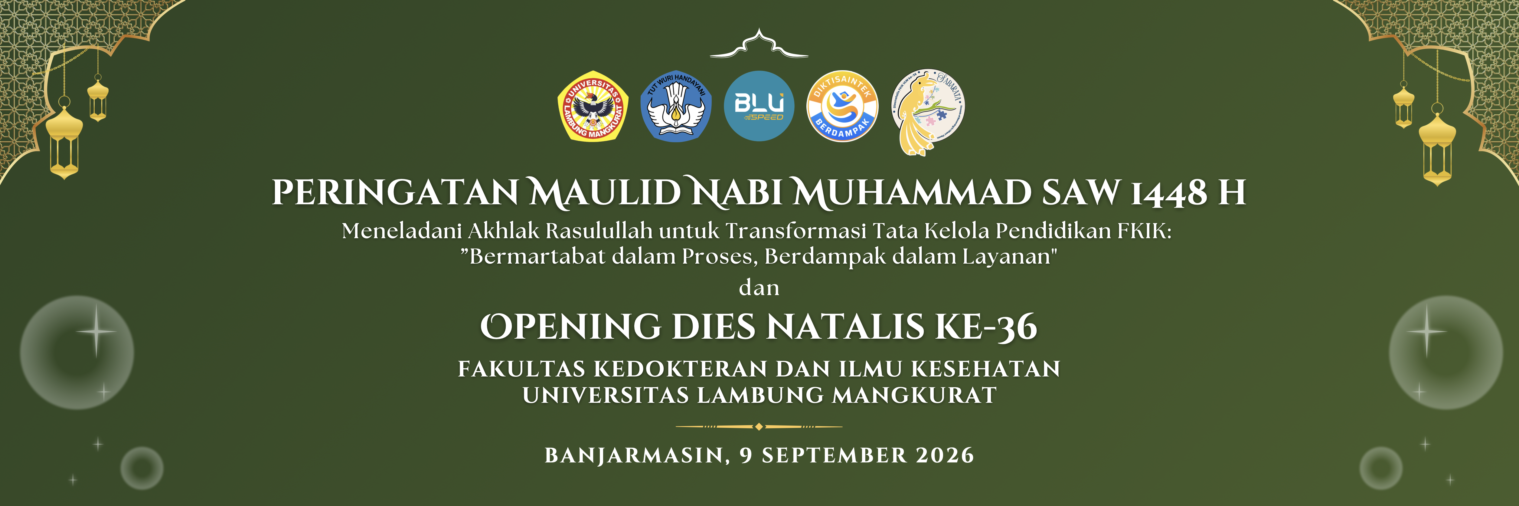 Opening Dies Natalis FKIK ULM ke 36