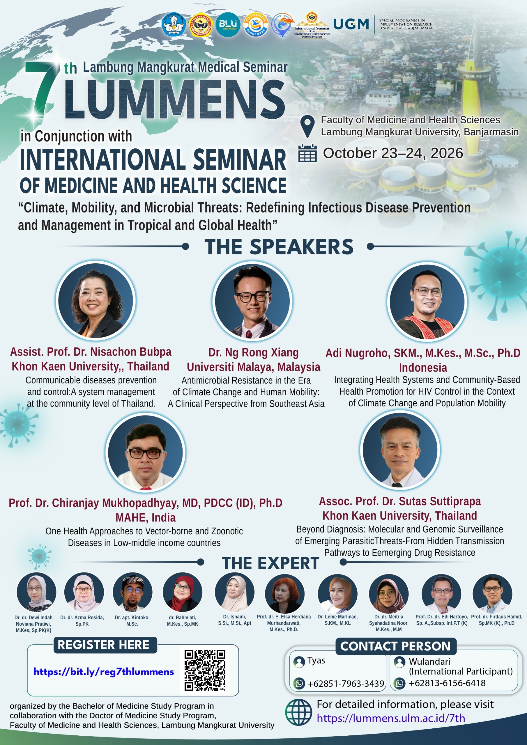 7th Lambung Mangkurat Medical Seminar (LUMMENS)  in conjunction with International Seminar of Medicine and Health Science